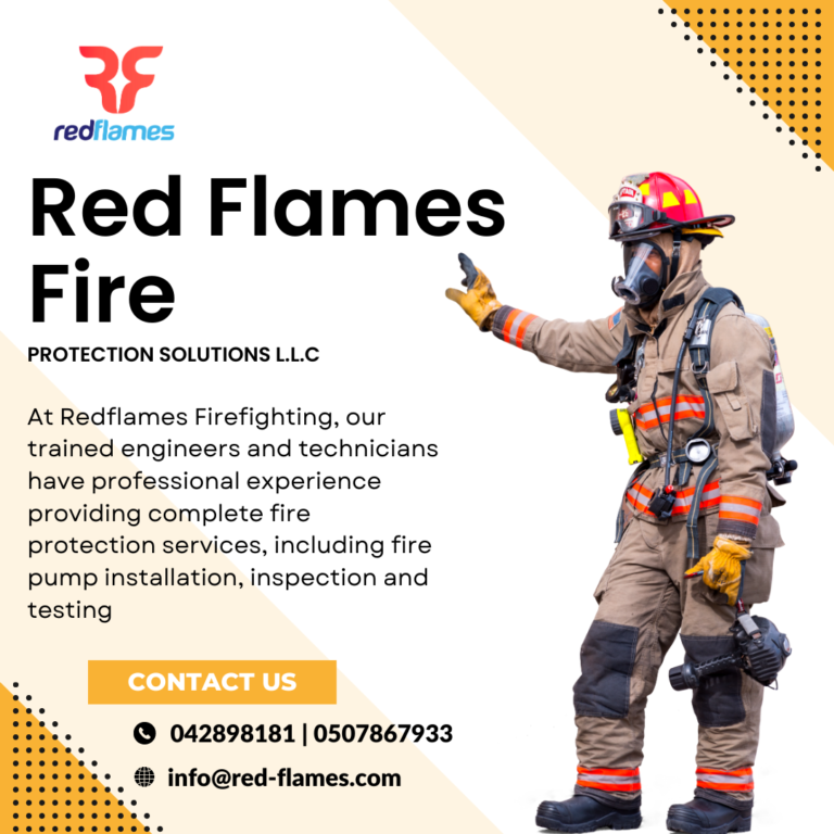 Discover Top-Notch Fire Fighting Maintenance Services with Redflames Fire Protection Solutions L.L.C