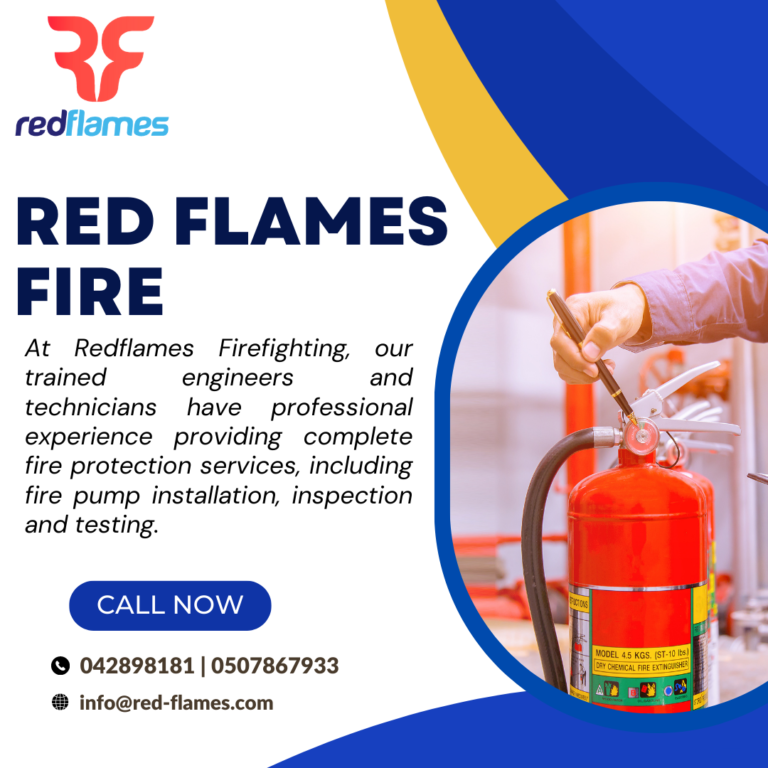 Red Flames: Pioneering Maintenance in Fire Fighting Industry in Dubai